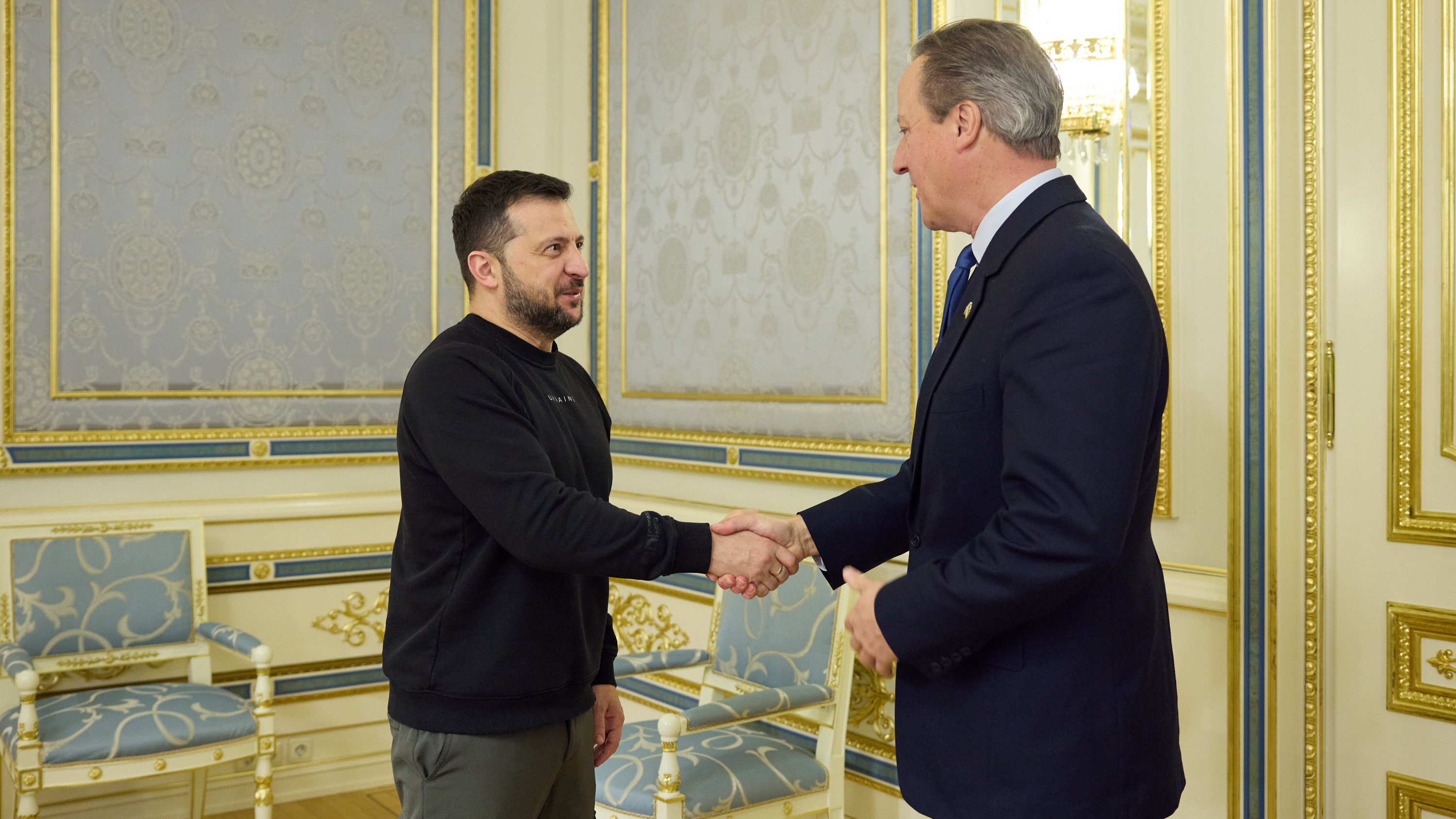 David Cameron z wizytą w Kijowie