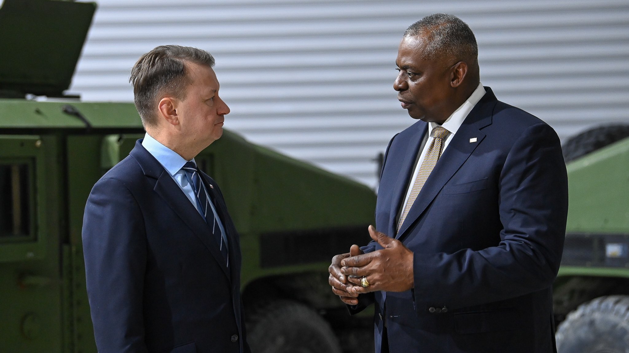 Spotkanie Lloyda Austina z Mariuszem Błaszczakiem