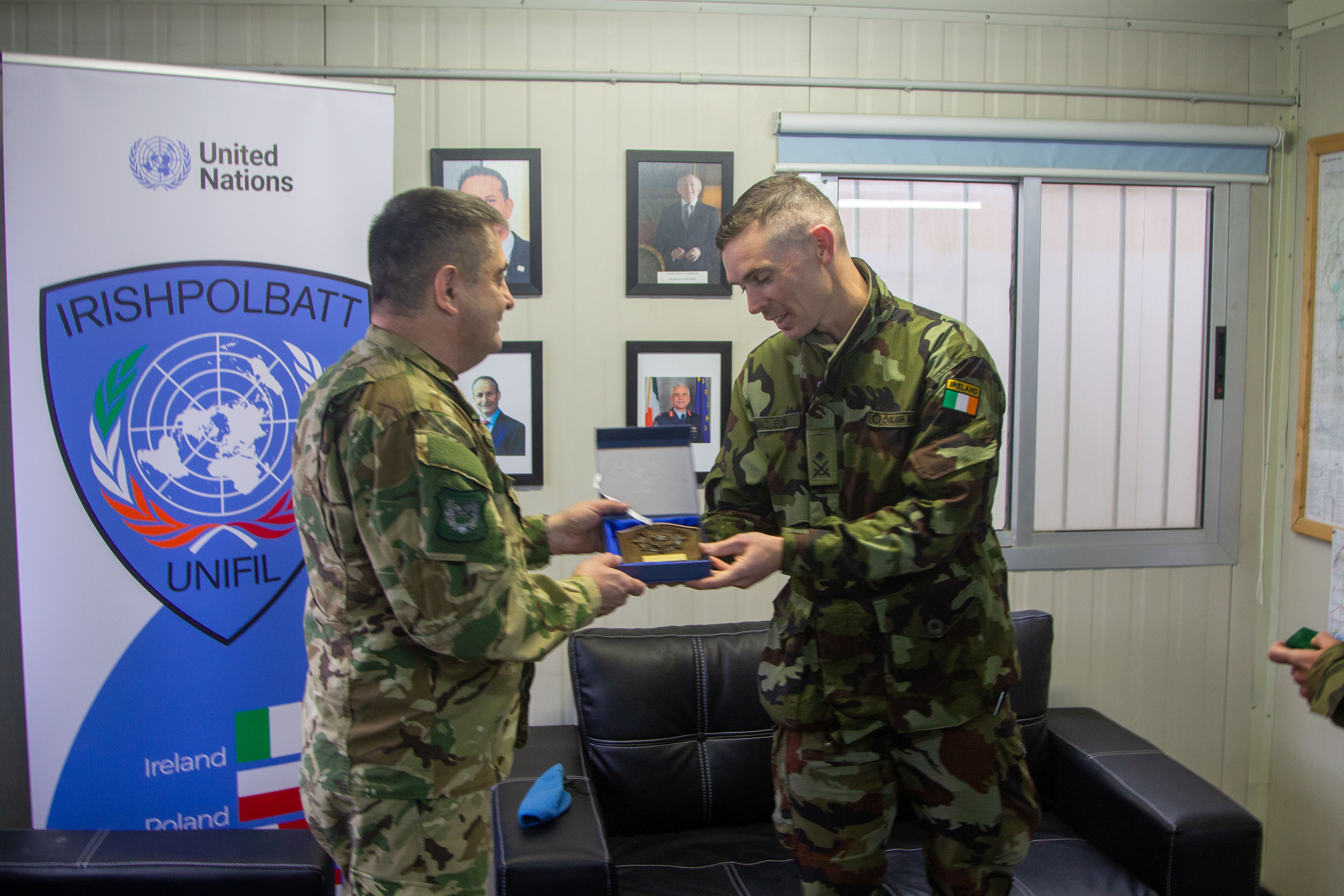 Węgierski generał u polskich żołnierzy w Libanie