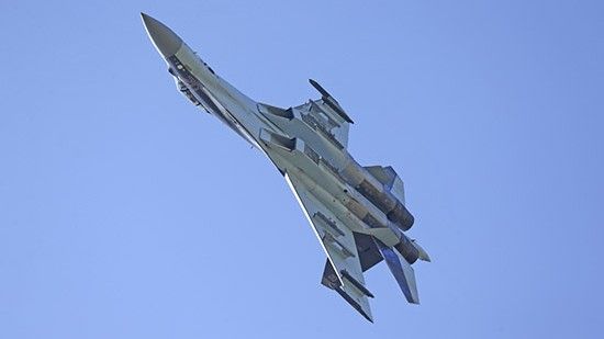 Samolot Su-35 okazał się łatwym celem dla baterii Patriot