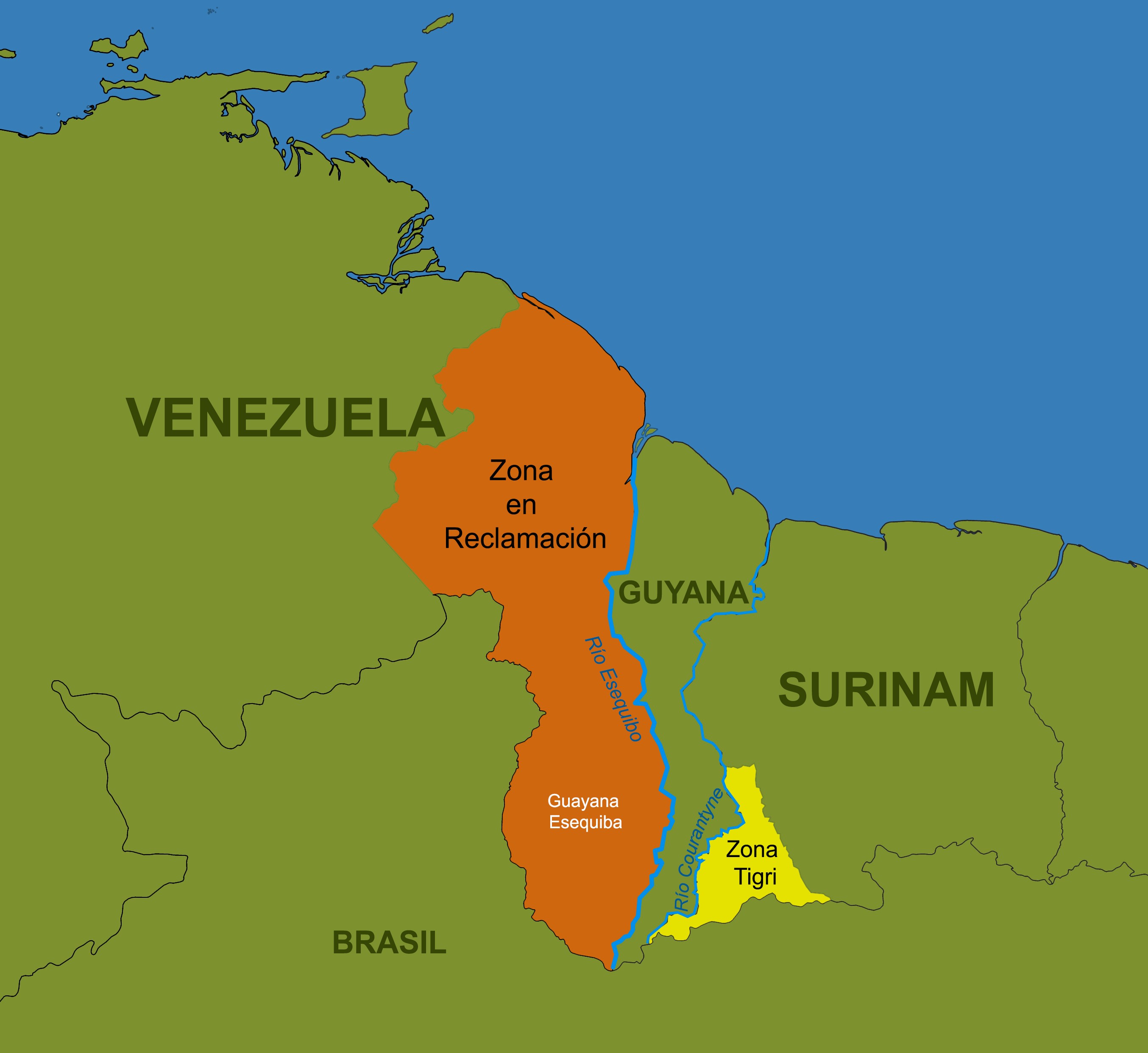 The United States is expanding  aid to Guyana. Brazil strengthens the border