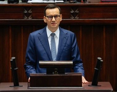 Premier Mateusz Morawiecki wygłasza expose