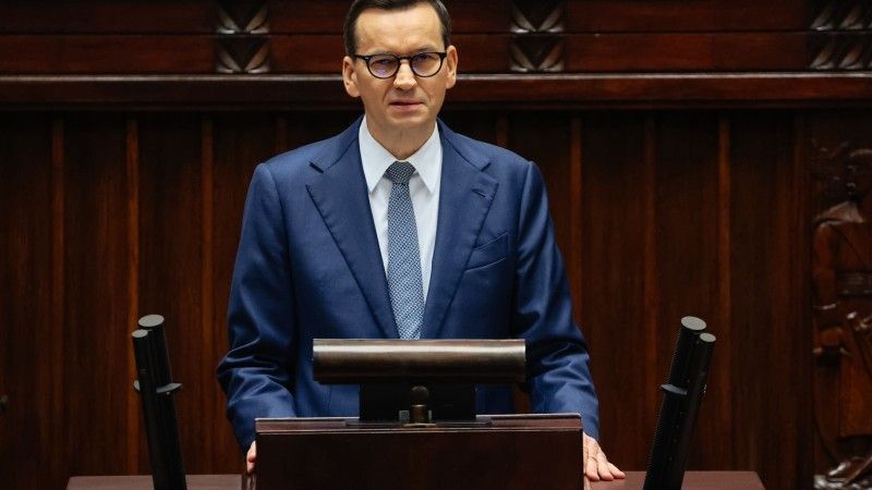 Premier Mateusz Morawiecki wygłasza expose