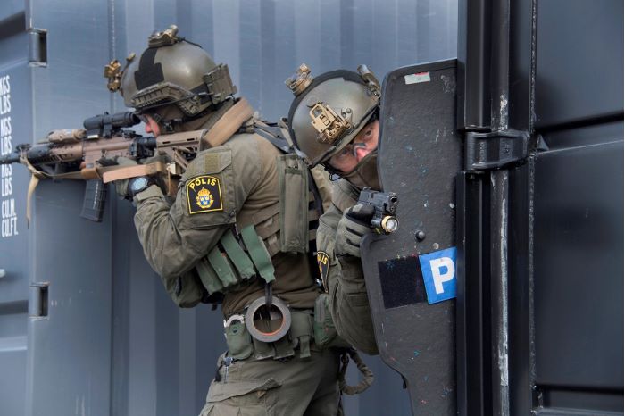 Broń szwedzkiej "spec" policji. Z czego strzela NTF?