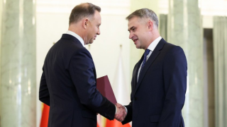 Zaprzysiężenie Krzysztofa Gawkowskiego na wicepremiera i ministra cyfryzacji