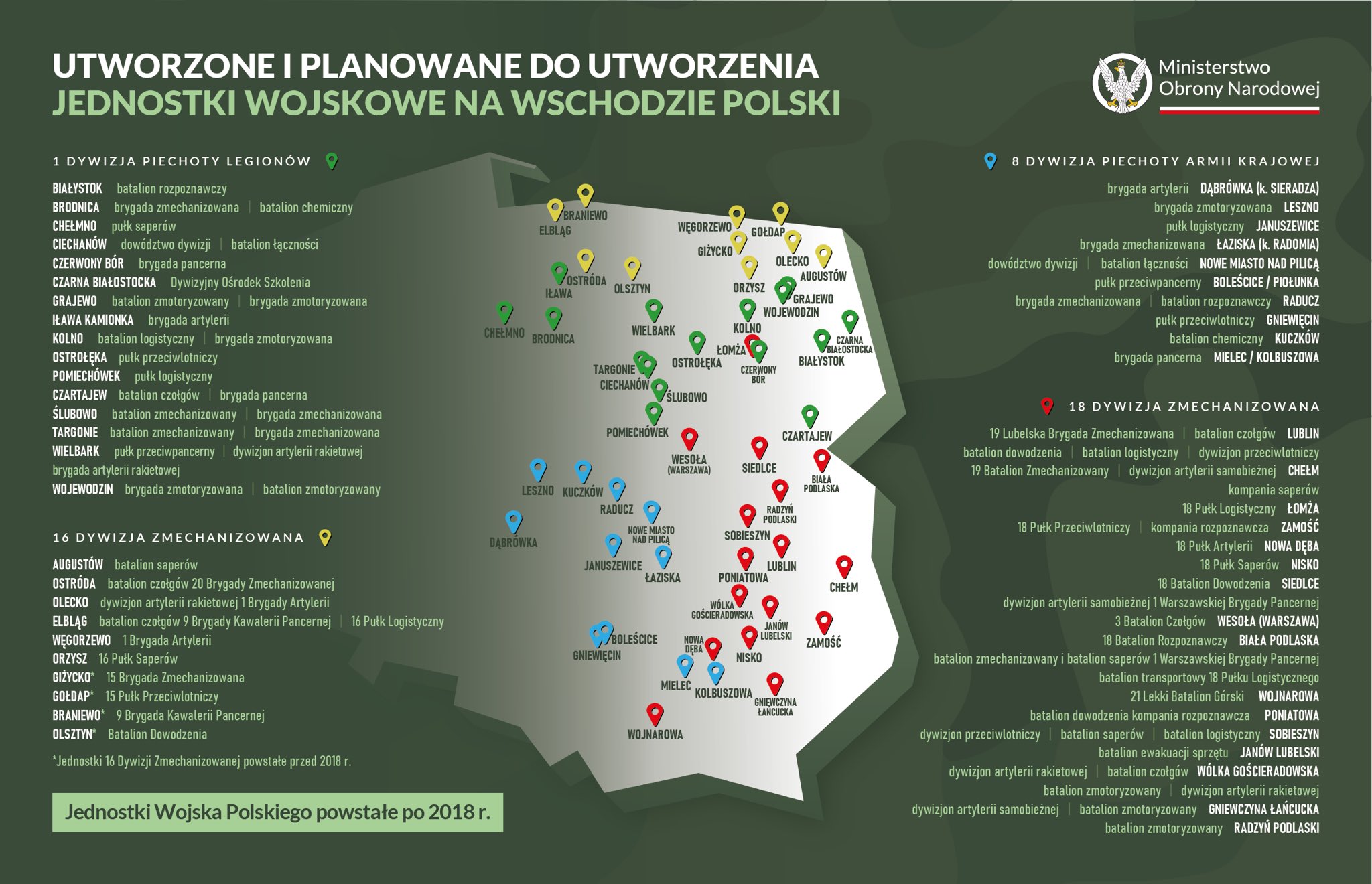 Co jest na mapie Polski, którą otrzymał nowy MON? [ANALIZA]