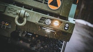 Wieloprowadnicowa wyrzutnia rakiet Homar-K na podwoziu Jelcz 882.57 w służbie 18 Dywizji Zmechanizowanej.