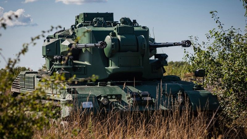 Ukraiński zestaw przeciwlotniczy Gepard.