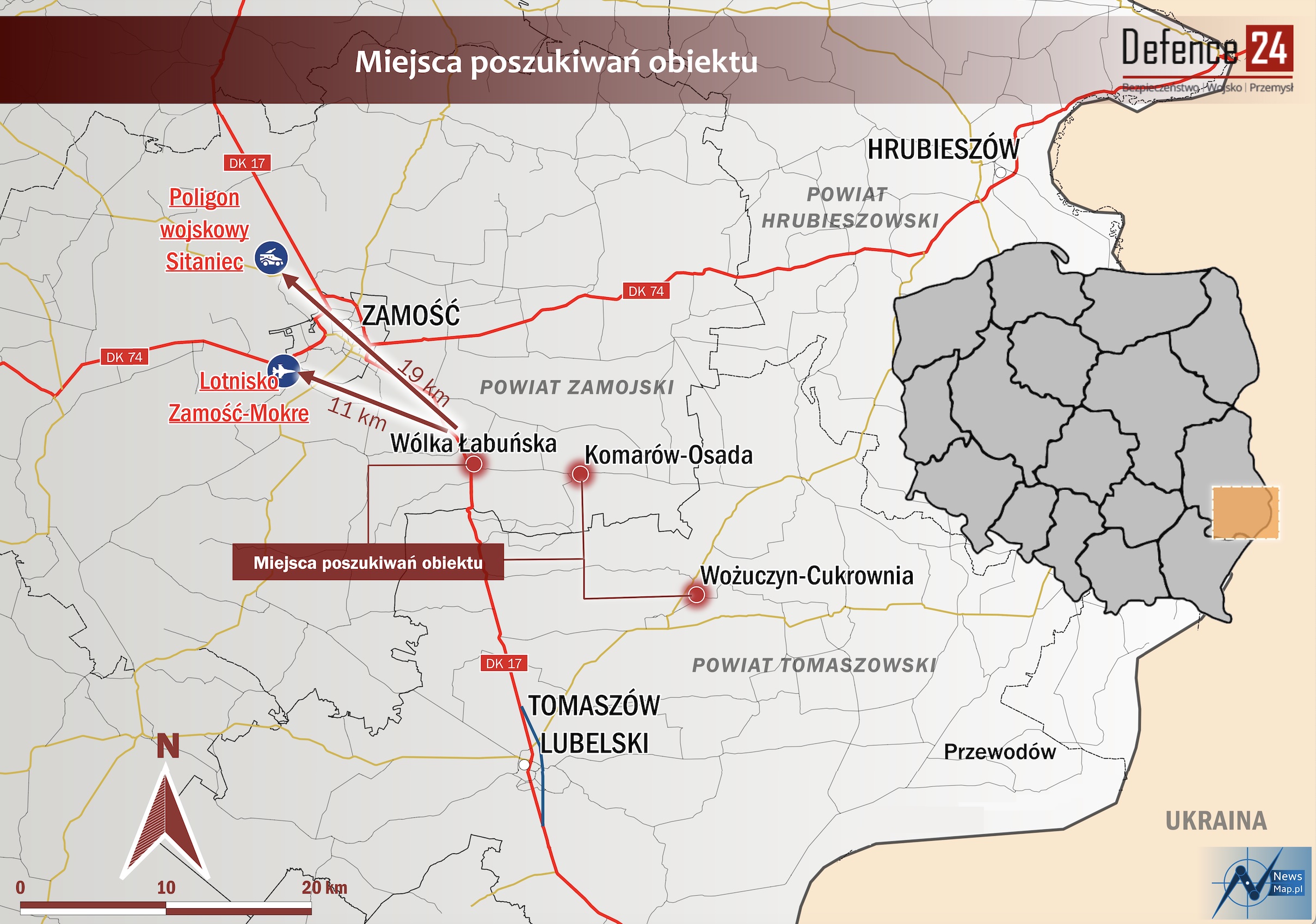 Wojsko szuka rakiety blisko Zamościa. Znamy szczegóły [DEFENCE24 NEWS]
