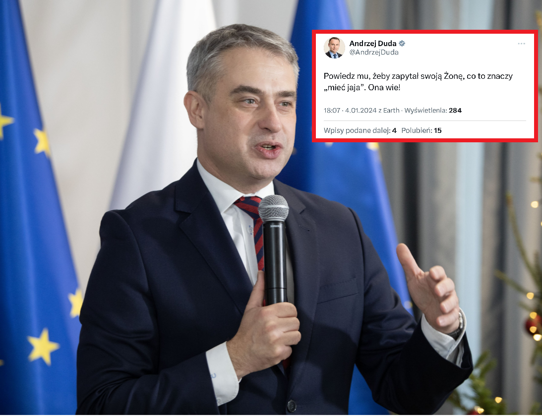 Wpadka z wpisem z oficjalnego konta prezydenta. Gawkowski: Jesteśmy do dyspozycji