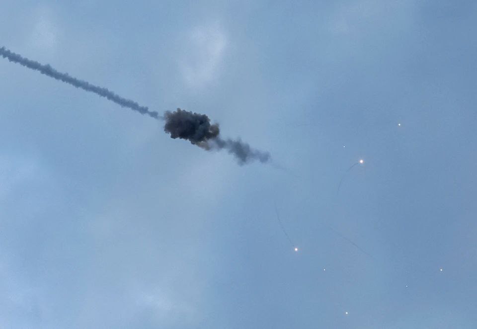 Zmasowany atak rakietowy na Ukrainę