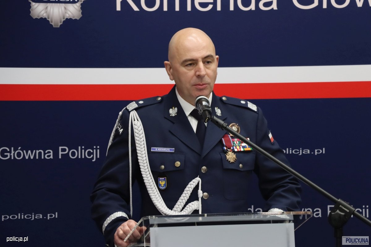 Zmiany w Policji. Nadinsp. Rafał Kochańczyk wiceszefem formacji