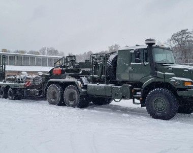 Zestawy do tansportu, Mercedes Zetros, naczepa Dobrowolski, Wojsko Polskie