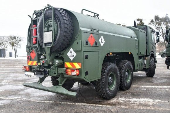 Scania, cysterny, CD-10, Scania P460, wojsko polskie 16. dywizaj zmechanizowana