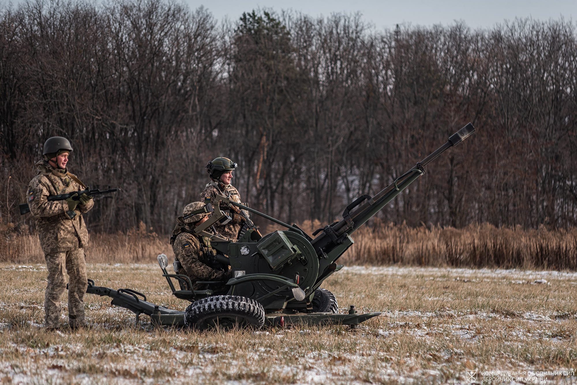 Ukraine: Cannons and Rifles Against Russian Missiles