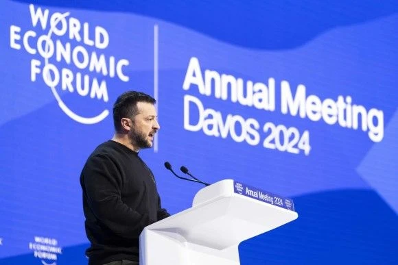 Prezydent Ukrainy w czasie Światowego Forum Ekonomicznego w Davos