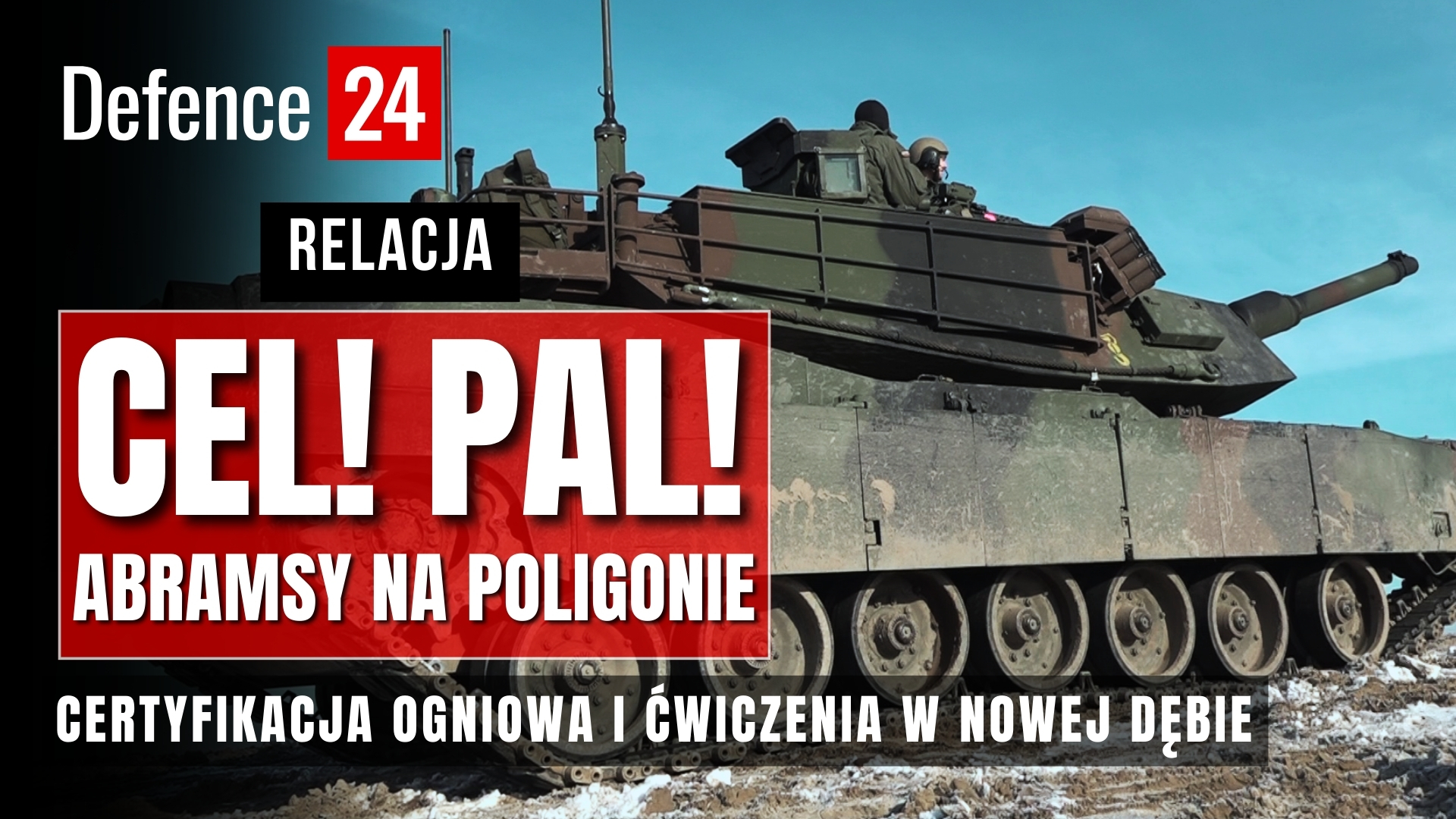 Cel! Pal! Abramsy strzelają na poligonie [WIDEO]