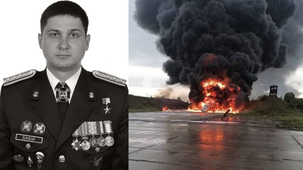 Podpułkownik Ołeh Babij, który zginął w akcji ukraińskich komandosów 30 sierpnia 2023 r.