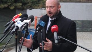 Szef BBN Jacek Siewiera w rozmowie z dziennikarzami