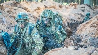 walka w okopach, Ukraina, NATO, Francja, Estonia
