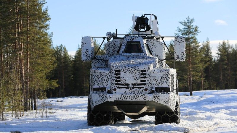 Armatohaubica samobieżna Archer należąca do Szwedzkich Wojsk Lądowych (szw. Svenska armén).