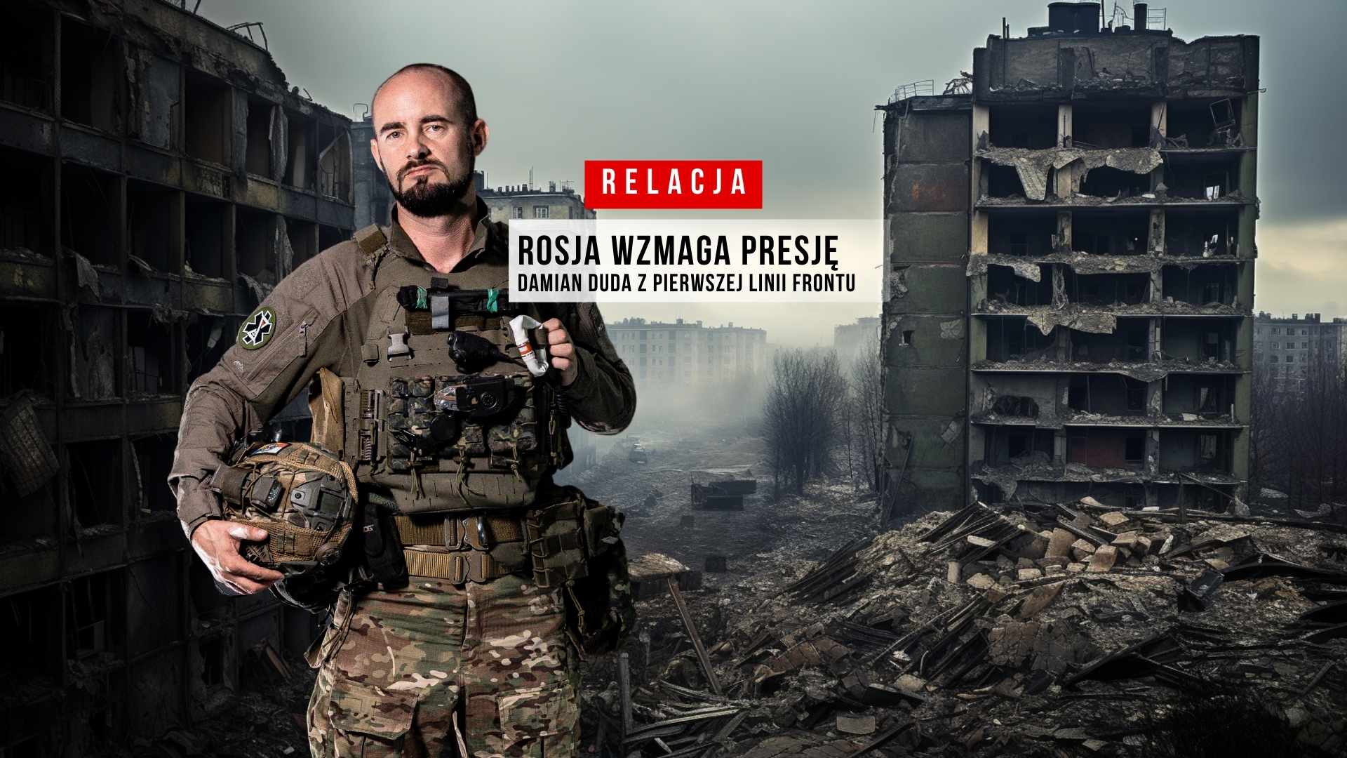 "Rosyjscy snajperzy są bardzo aktywni". Damian Duda z pierwszej linii frontu