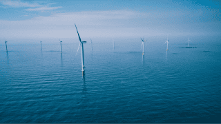 Morska farma wiatrowa, zdj. ilustracyjne