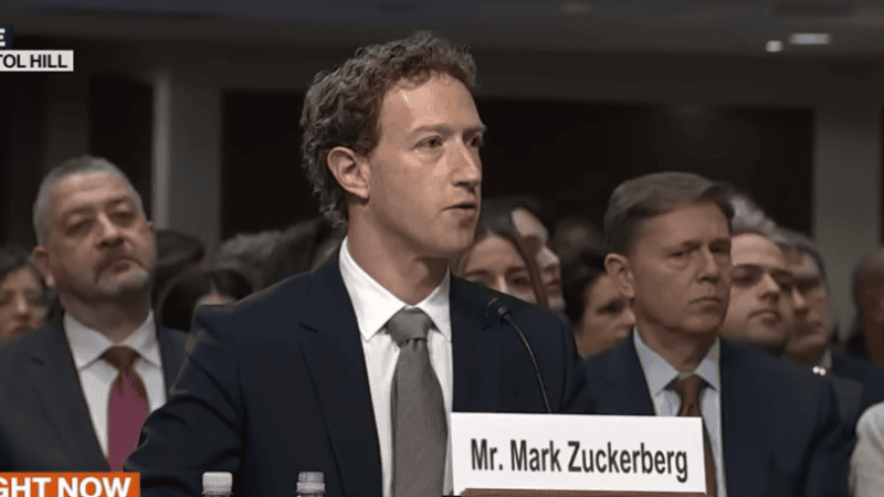 Mark Zuckerberg w Senacie o wpływie platform na zdrowie psychiczne najmłodszych