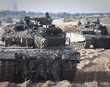 Leopardy 2A6 należące do 11 Batalionu Czołgów Królewskiej Armii Holenderskiej (Koninklijke Landmacht).