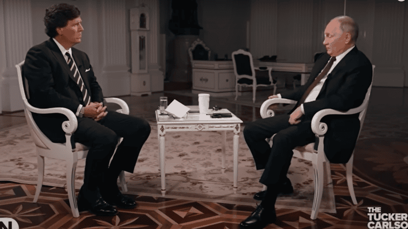 Wywiad Tuckera Carlsona z Putinem