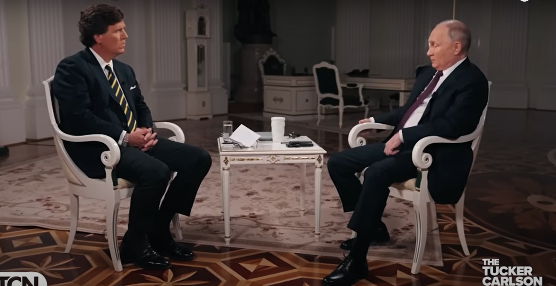 Wywiad Tuckera Carlsona z Putinem. 10 kłamstw o Polsce i Ukrainie