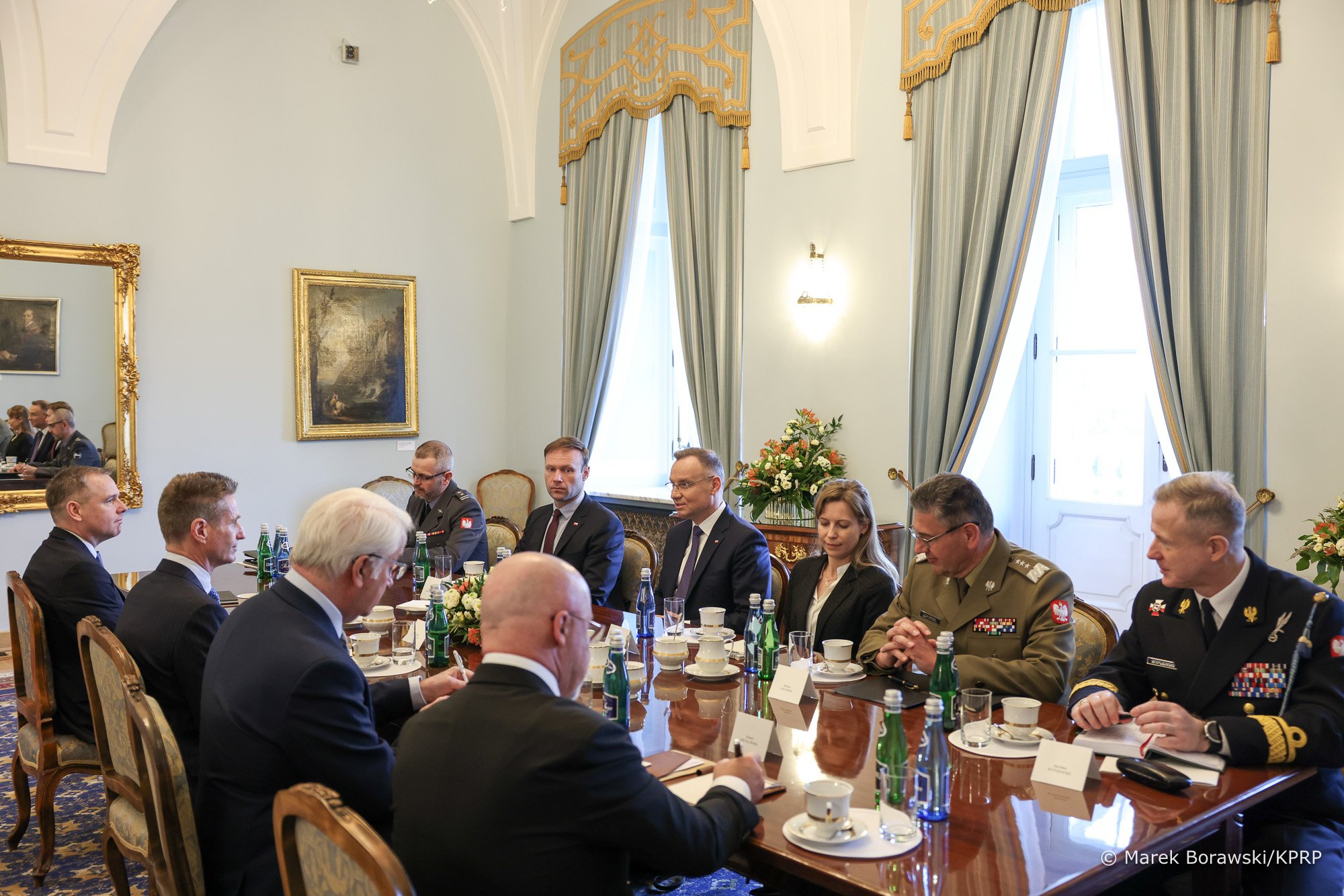 Prezes amerykańskiego giganta zbrojeniowego spotkał się z polskim prezydentem