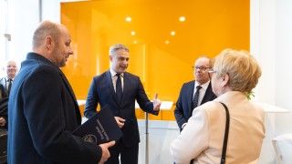 Wicepremier i minister cyfryzacji Krzysztof Gawkowski w czasie otwarcia SOC w Rzeszowie