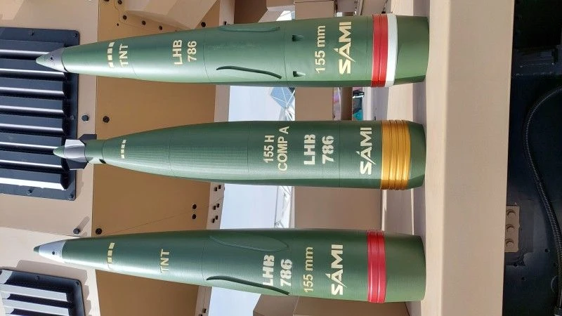 Amunicja artyleryjska SAMI kal. 155 mm.