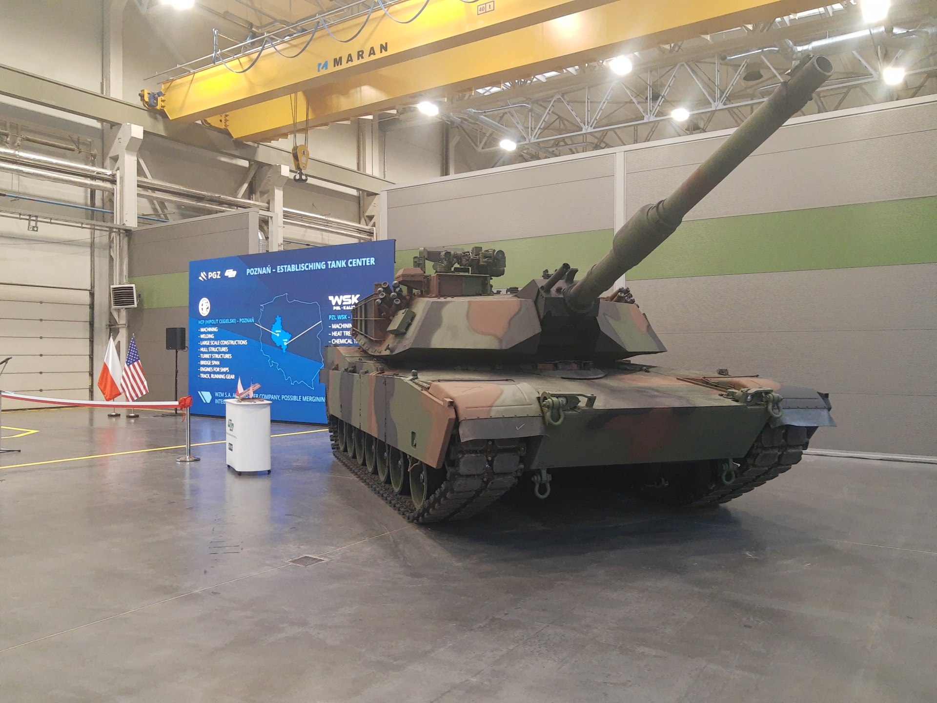 Abramsy w Poznaniu. Otwarcie Regionalnego Centrum Kompetecyjnego [RELACJA Defence24]