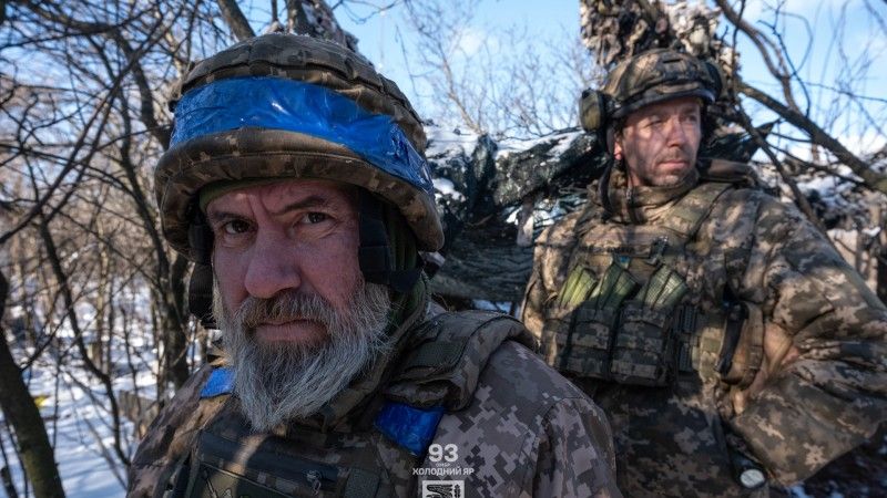 Artylerzyści z ukraińskiej 93 Samodzielnej Brygady Zmechanizowanej "Chołodnyj Jar".