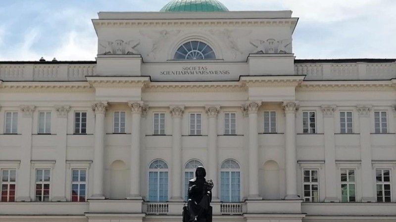 Pałac Staszica w Warszawie, siedziba kilkunastu instytutów naukowych
