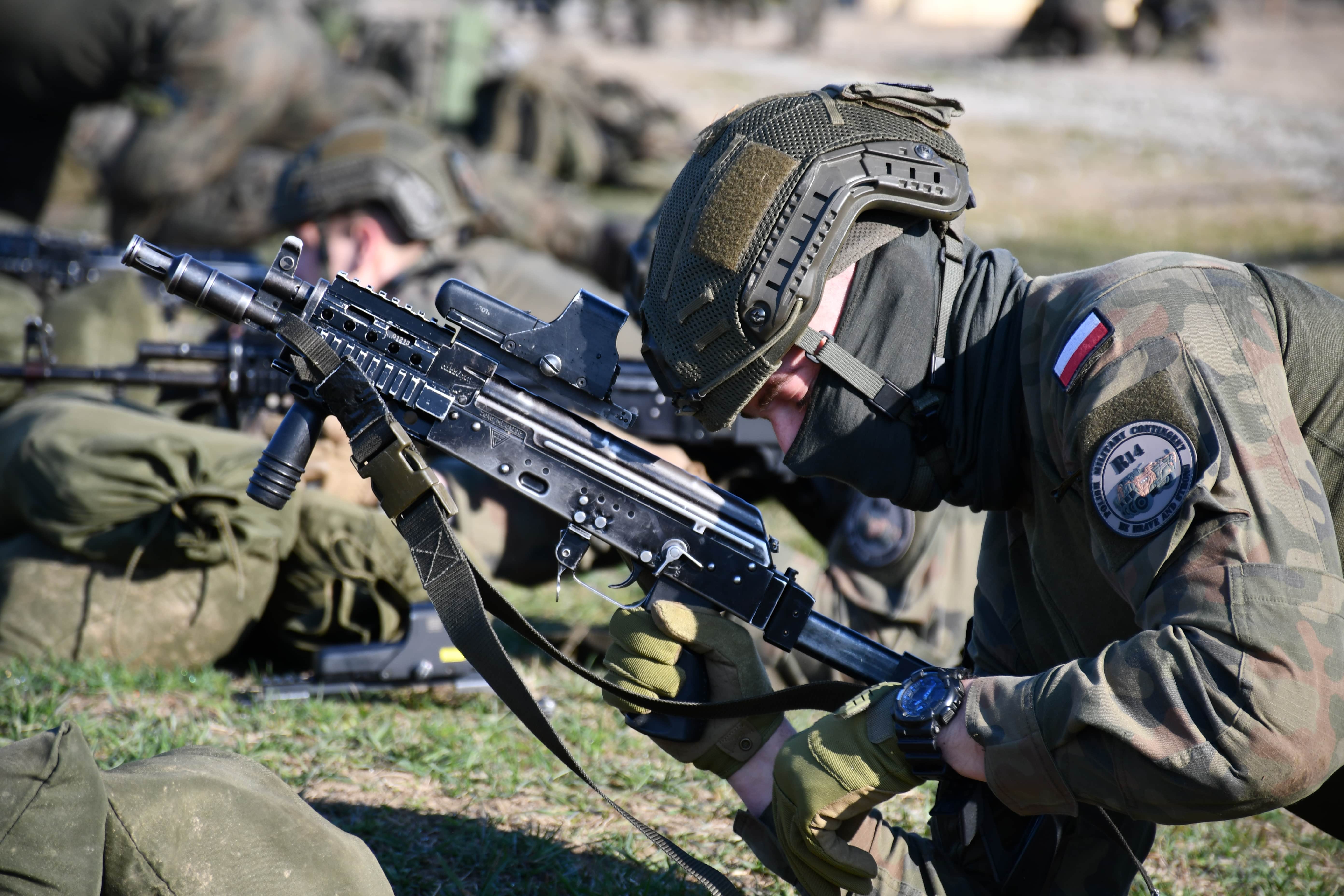 First shooting of the 14th shift of the Polish Military Contingent Romania