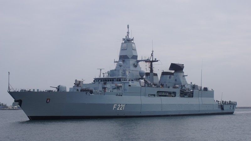 Fregata, Hessen, Bundesmarine, Morze Czerwone