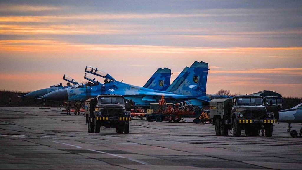 ukraina wojna rosja inwazja wojsko Su-27