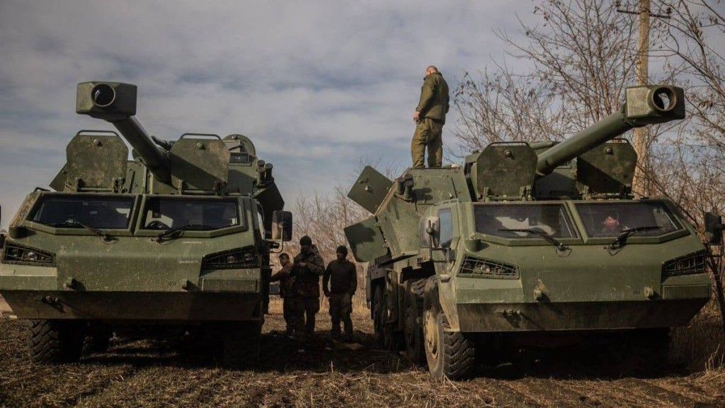wojna ukraina rosja inwazja wojsko armatohaubica samobieżna DANA