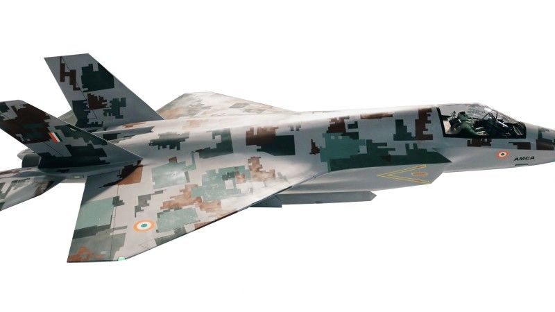 Model myśliwca HAL AMCA.