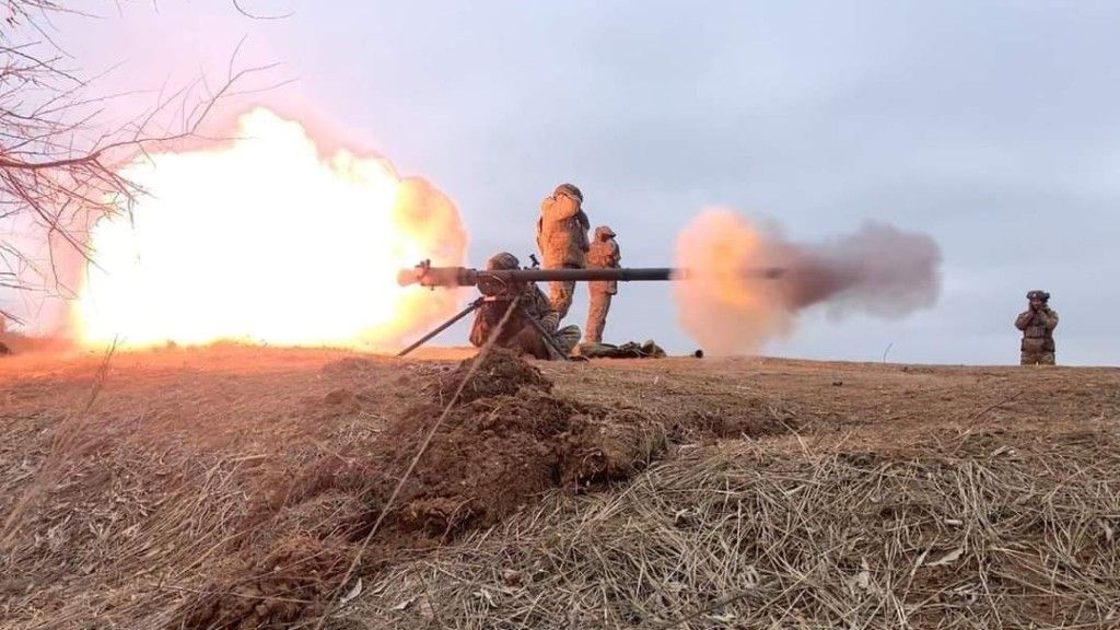 ukraina wojna inwazja rosja wojsko Granatnik SPG-9