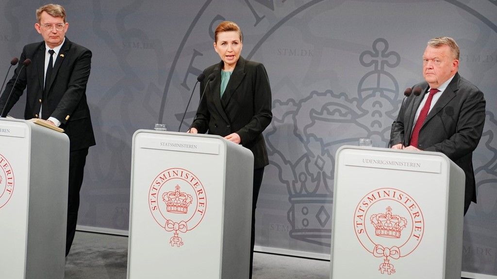 wspólna konferencja premier Danii i ministra obrony Danii