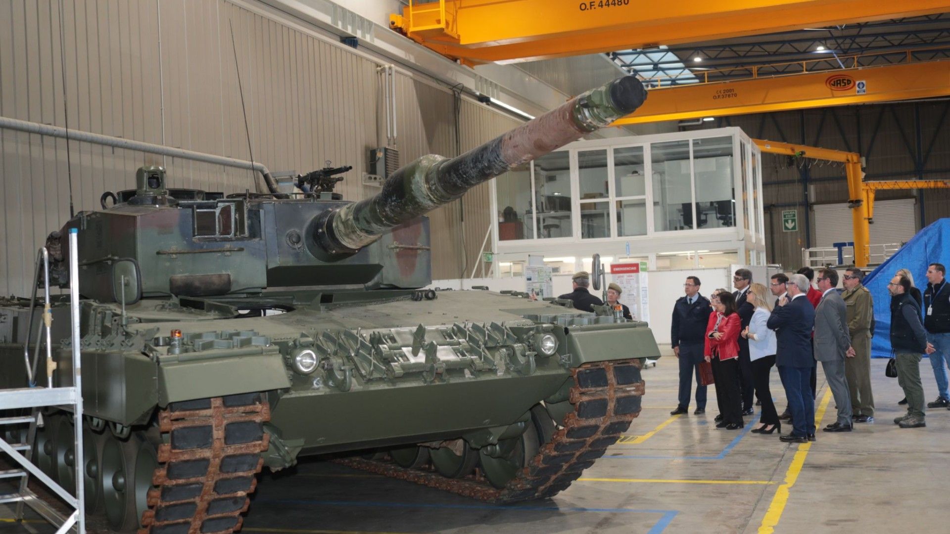 Finalizada la devolución del avión español Leopard 2 a Ucrania