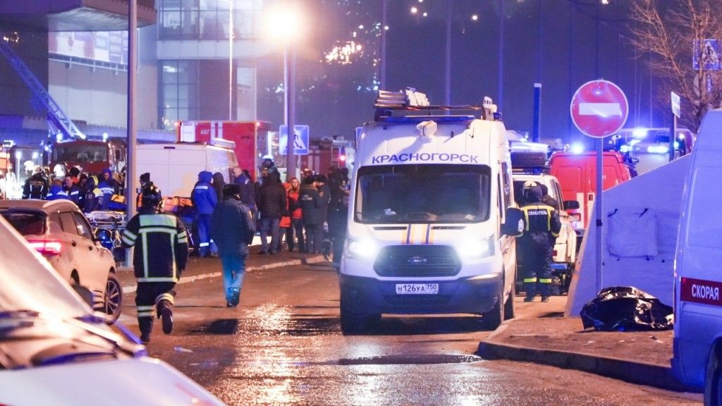 Zamach terrorystyczny w Crocus City Hall okolice Moskwy Rosja