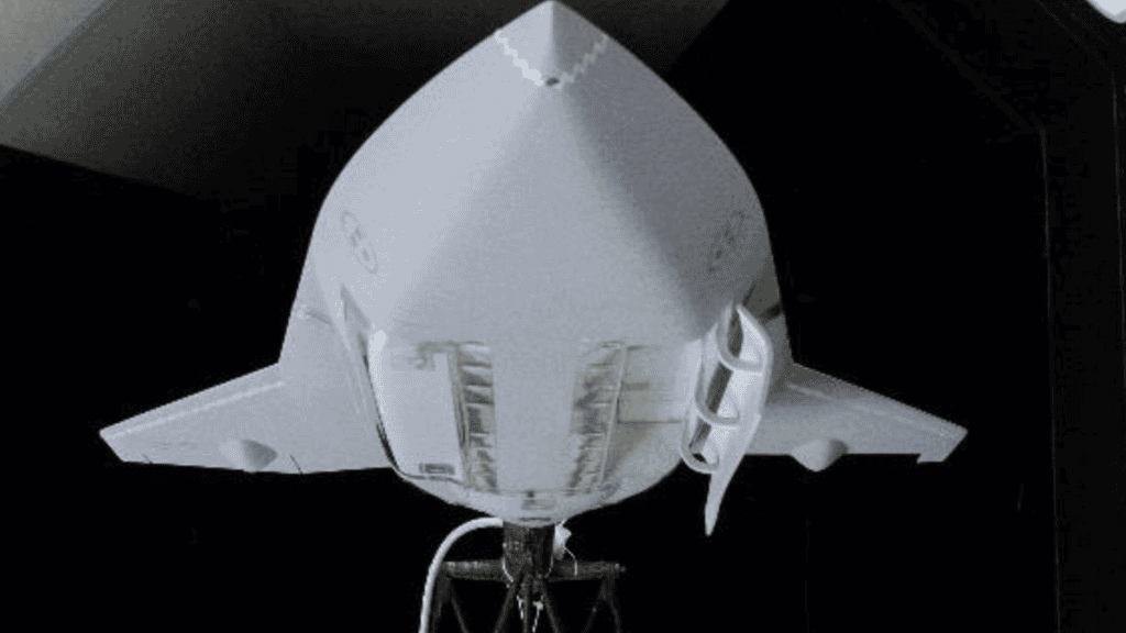 Model bojowego drona projektowanego w firmie Saab