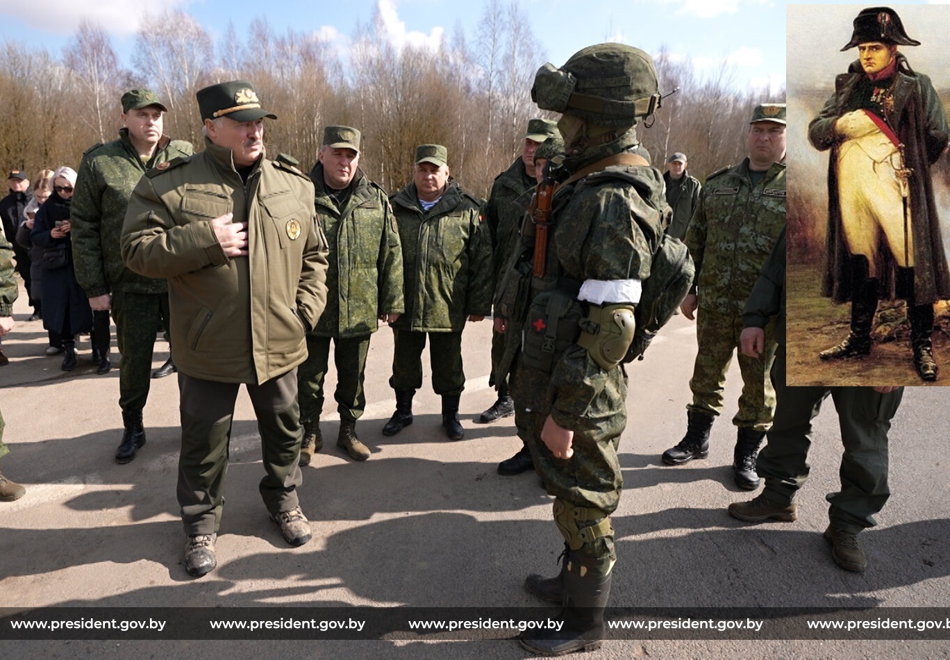 Łukaszenka pozuje na Napoleona. Jako ignorant wojskowy – nieskutecznie [KOMENTARZ]
