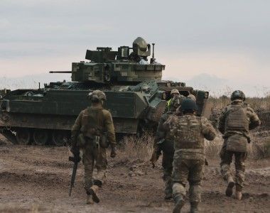 wojna na ukrainie inwazja Rosji wojsko Bradley IFV