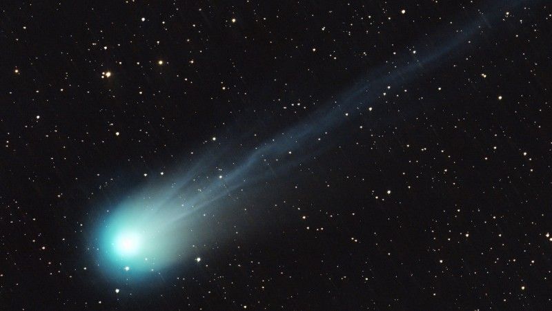 Kometa "Matka smoków" sfotografowana w marcu 2024 r.